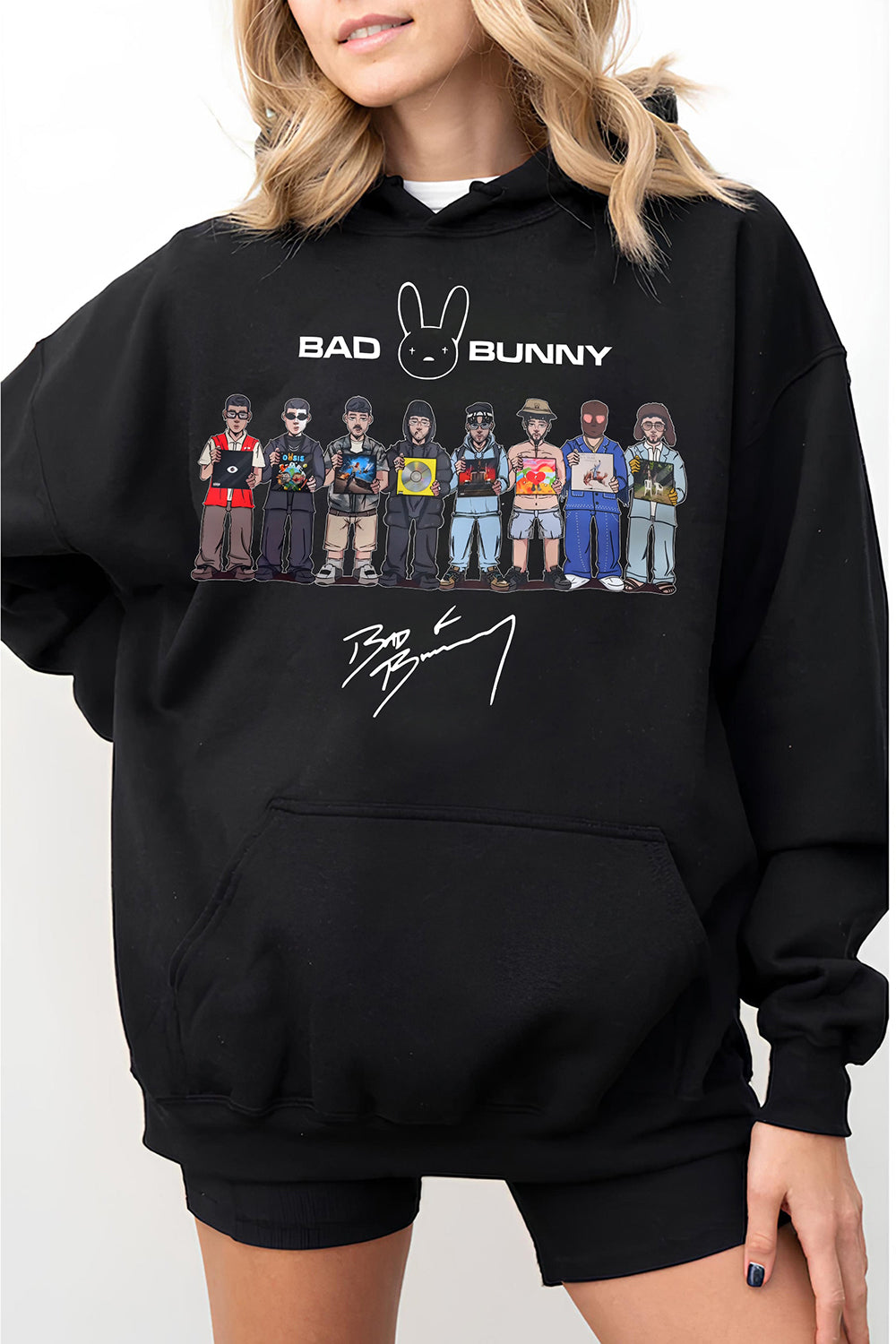 Bad Bunny Concert DTML Album Hoodie For Women