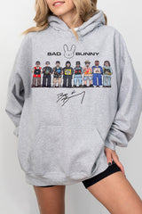 Bad Bunny Concert DTML Album Hoodie For Women