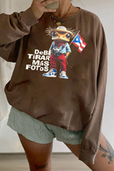 Bad Bunny DTMF Frog Flag Sweatshirt For Women