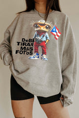 Bad Bunny DTMF Frog Flag Sweatshirt For Women