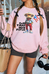 Bad Bunny DTMF Frog Flag Sweatshirt For Women