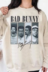 Bad Bunny Graphic Sweatshirt For Women