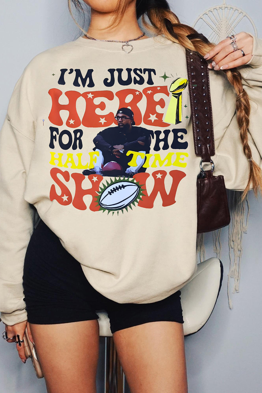 Kendrick Lamar I Just Here For The Show Sweatshirt For Women