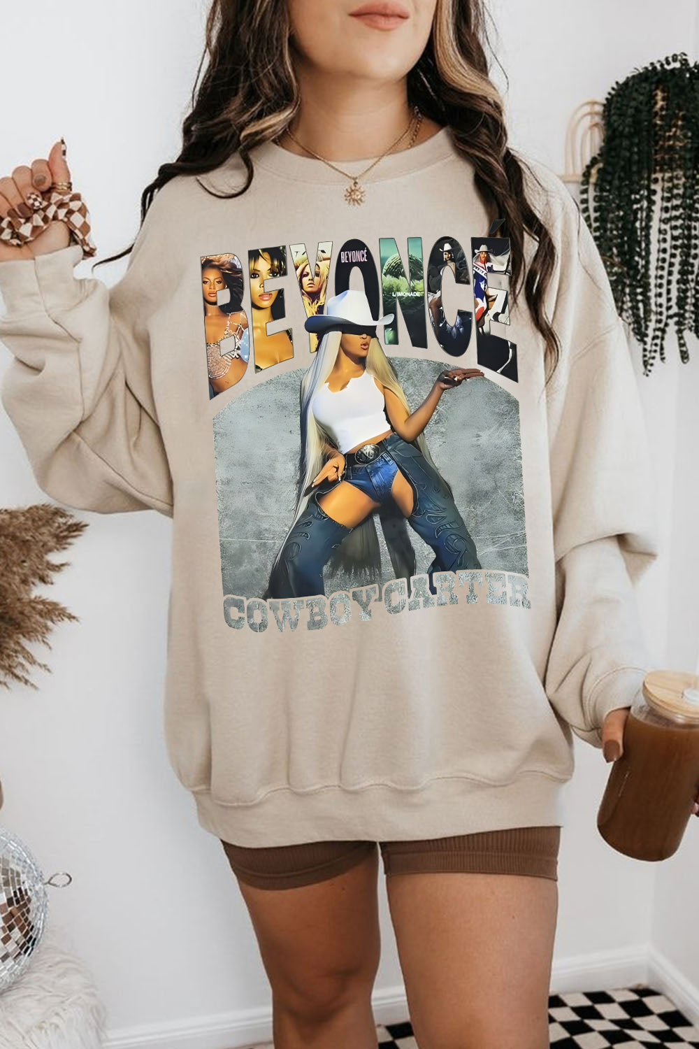 Beyoncé Cowboy Carter Tour Graphic Sweatshirt For Women