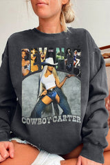 Beyoncé Cowboy Carter Tour Graphic Sweatshirt For Women