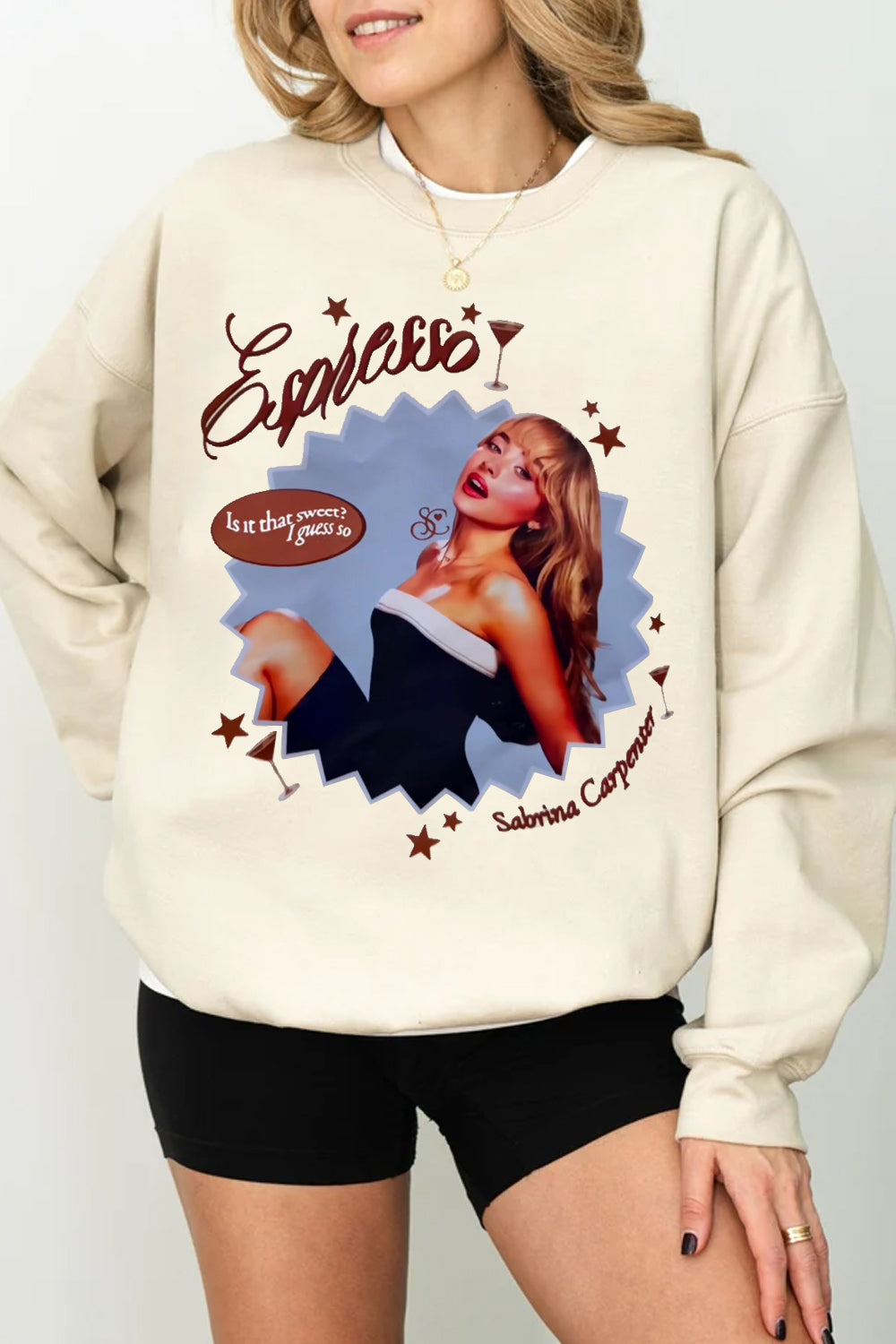 sabrinaca crew neck sweatshirt