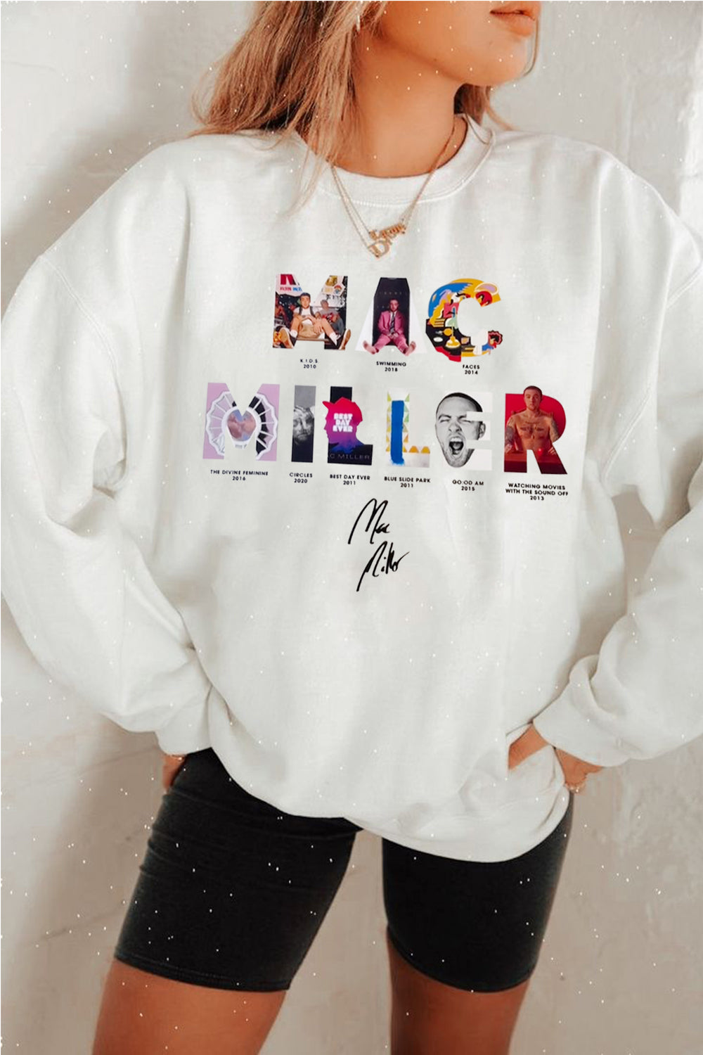 macmiller personalized women's sweatshirt