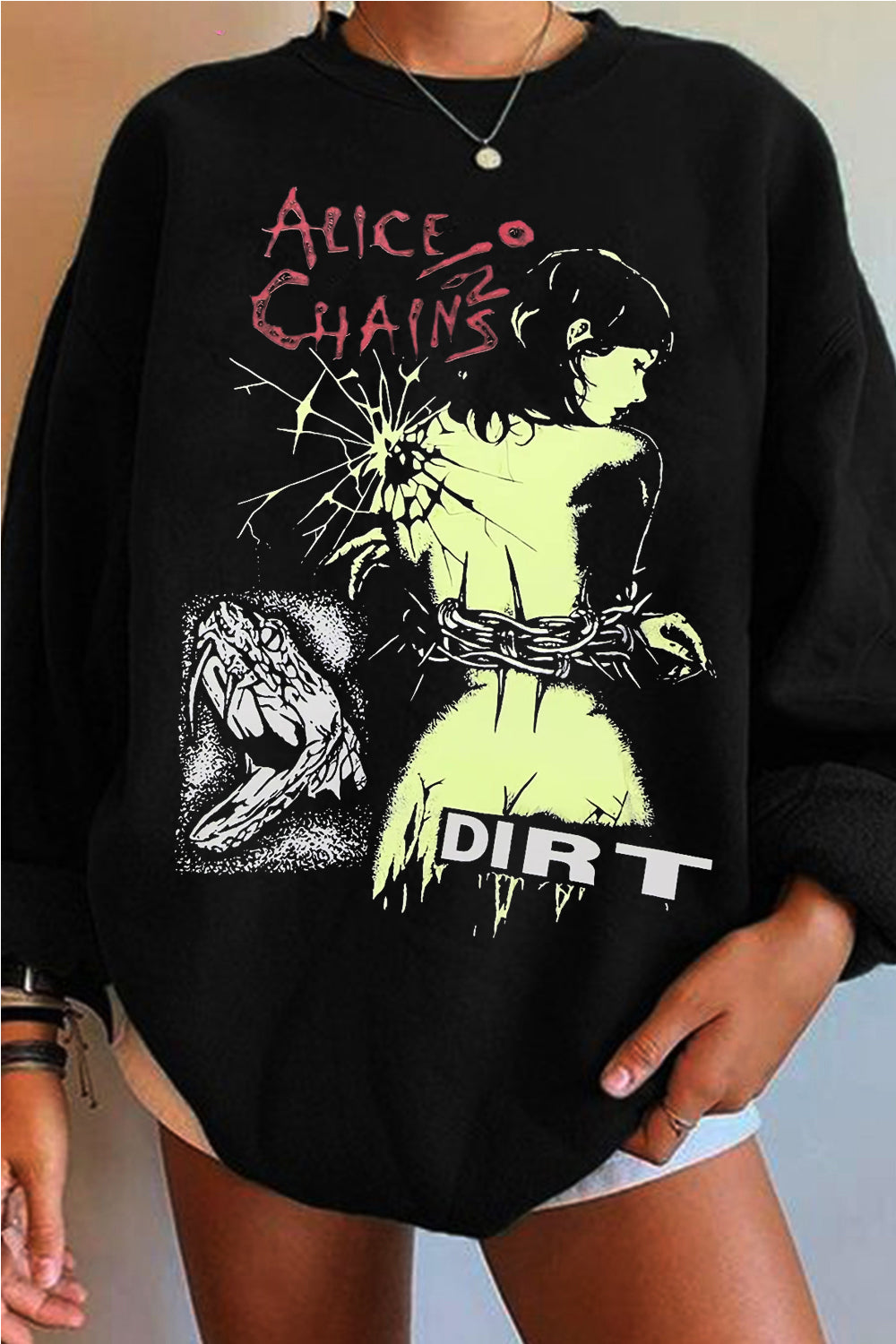 aliceinchains long-sleeved sweatshirt