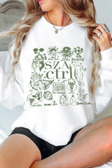 SZA REAL FANS Crew Neck Sweatshirt