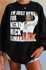 2025 Kendrick Lamar print sweatshirt