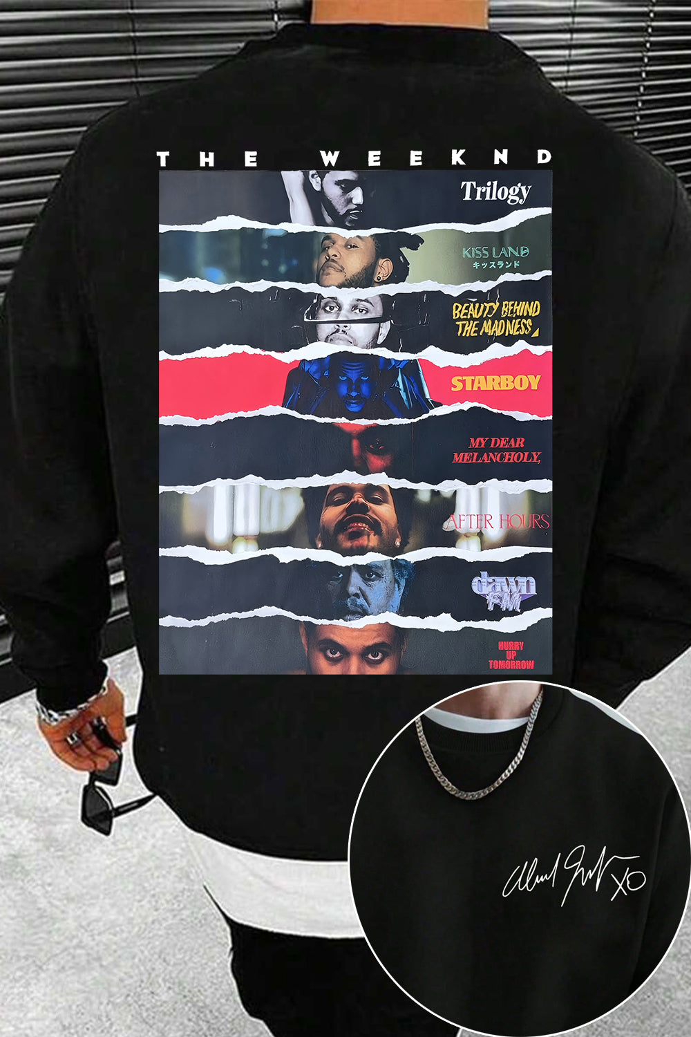 The Weeknd Album Hurry Up Tomorrow Sweatshirt For Men