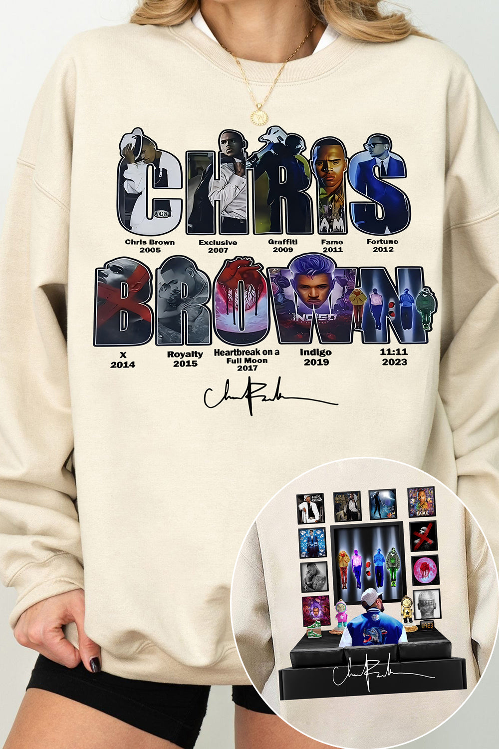 Chris Brown Concert Sweatshirt For Women