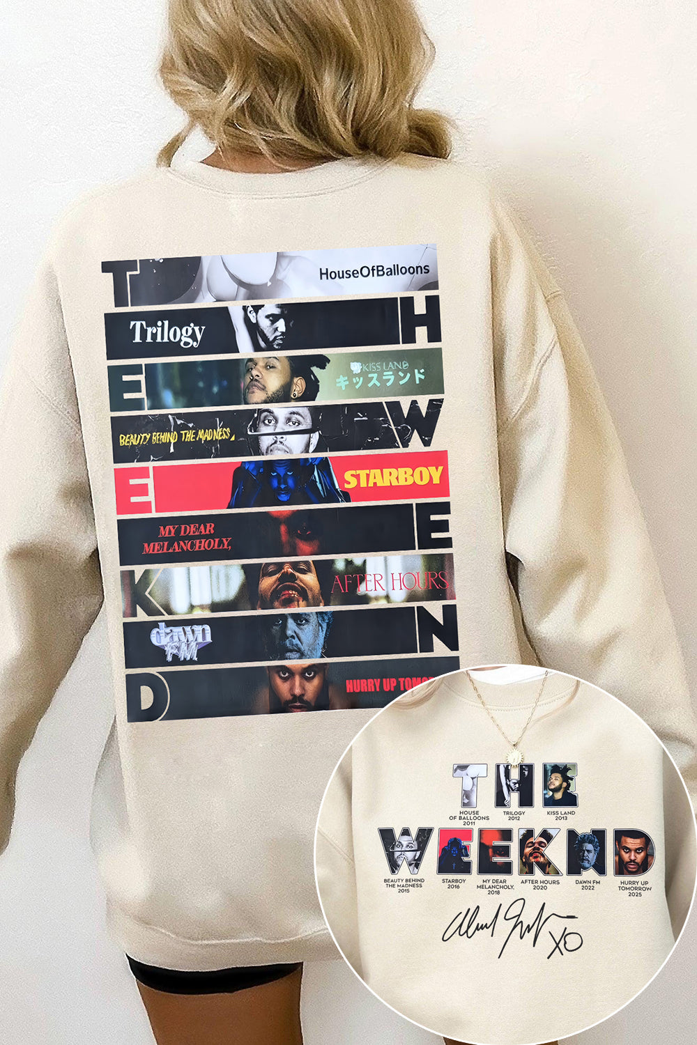 The Weeknd 2024 Album Hurry Up Tomorrow Sweatshirt For Women