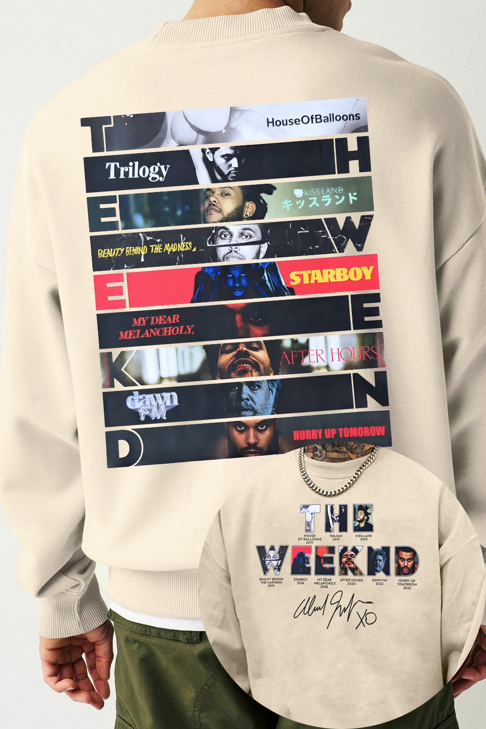 The Weeknd 2024 Album Hurry Up Tomorrow Sweatshirt For Men