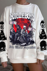 $uicideboy$ skull print personalized sweatshirt