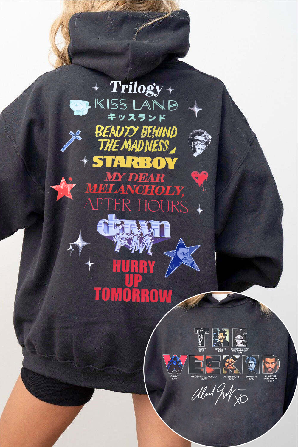 The Weeknd 2024 Album Hurry Up Tomorrow Hoodie For Women