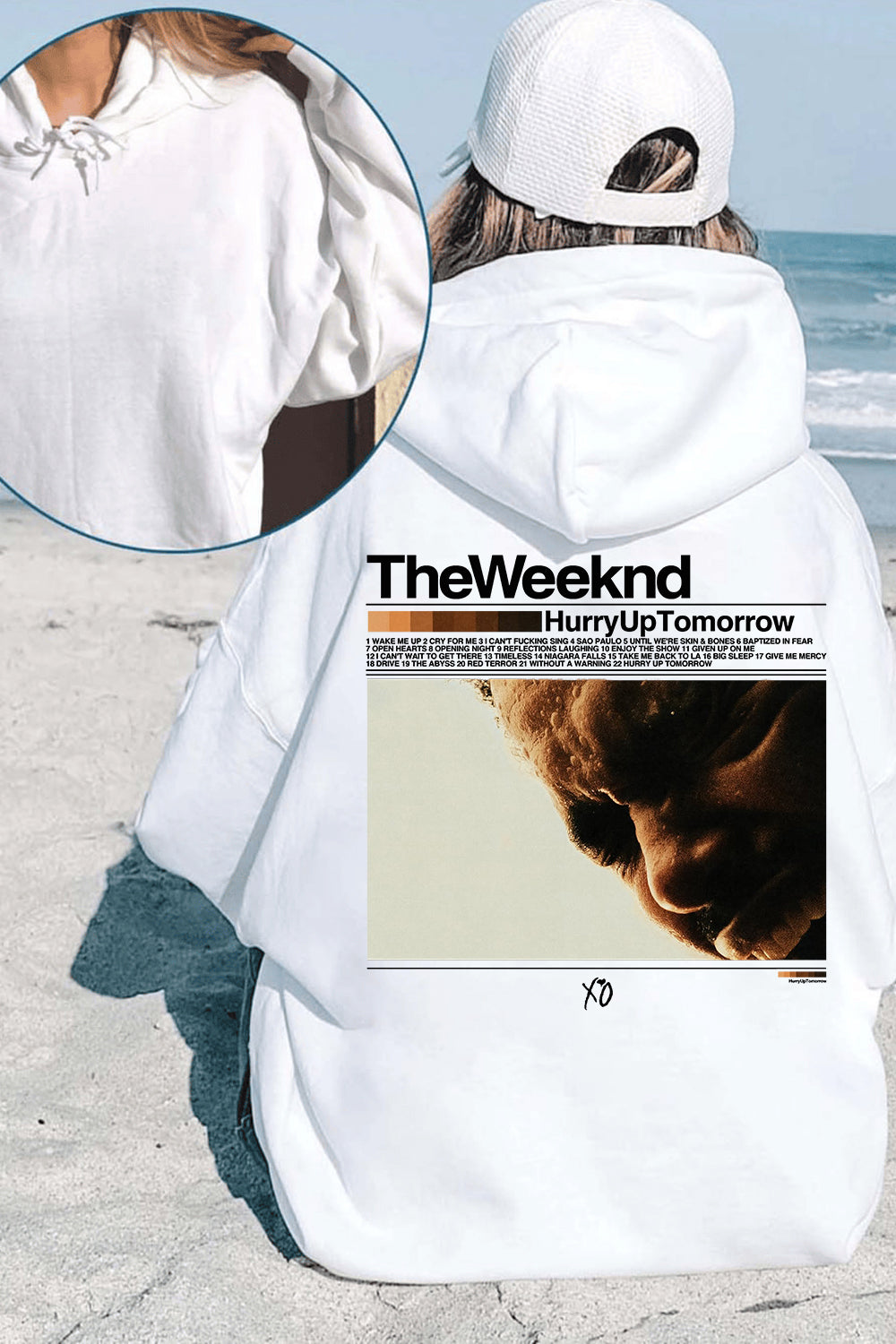 the weekend double-sided printed hoodie