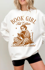 Book Girl Fall Edition Bookworm in a Blanket  Sweatshirt For Women