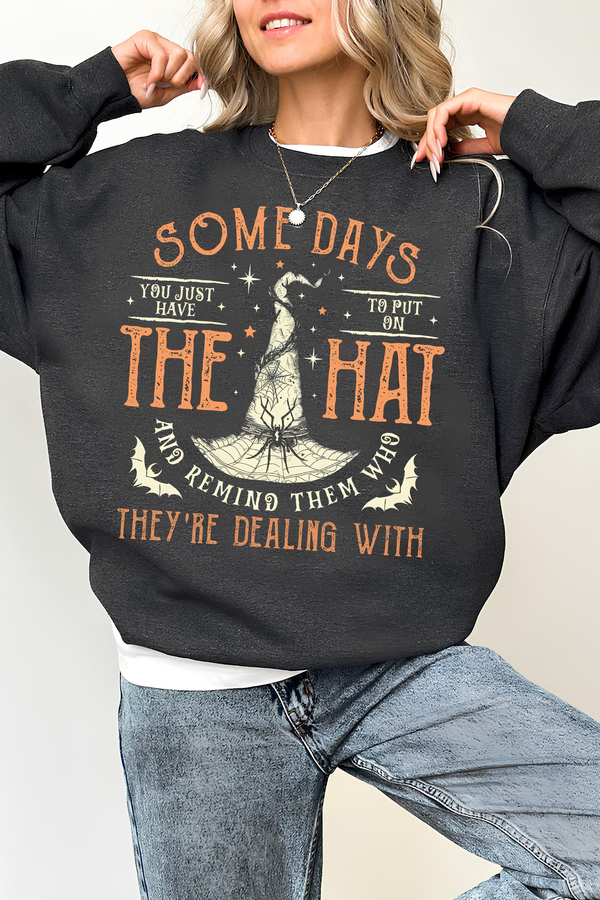 Funny Witch  Sweatshirt For Women