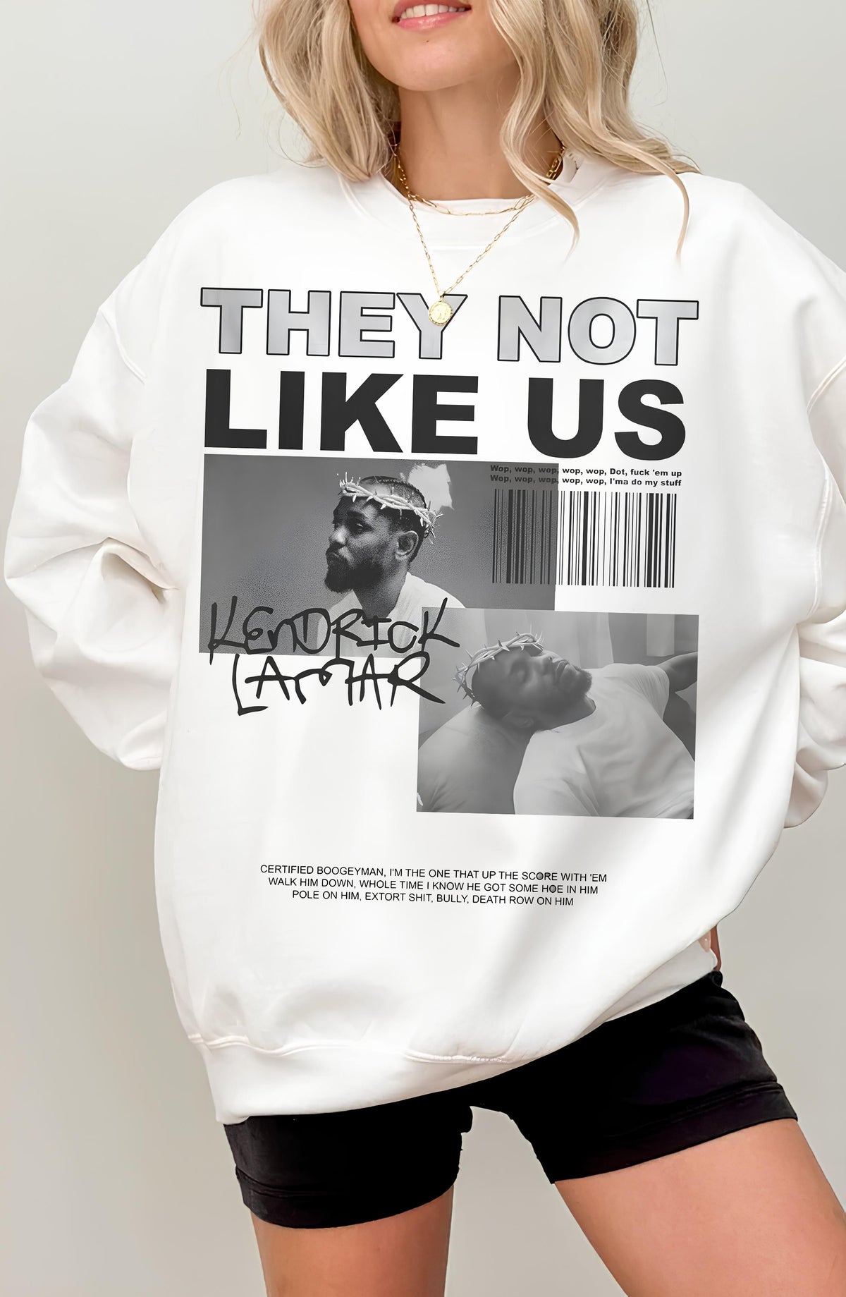 They Not Like Us Rapper Kendrick  Sweatshirt For Women