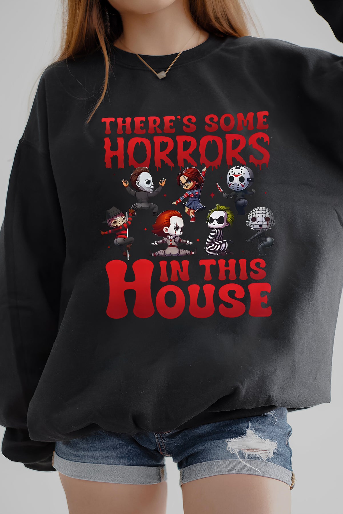 Seven horror guys Sweatshirt For Women