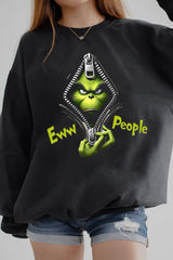 Ew People Christmas Grinch Movie Sweatshirt For Women