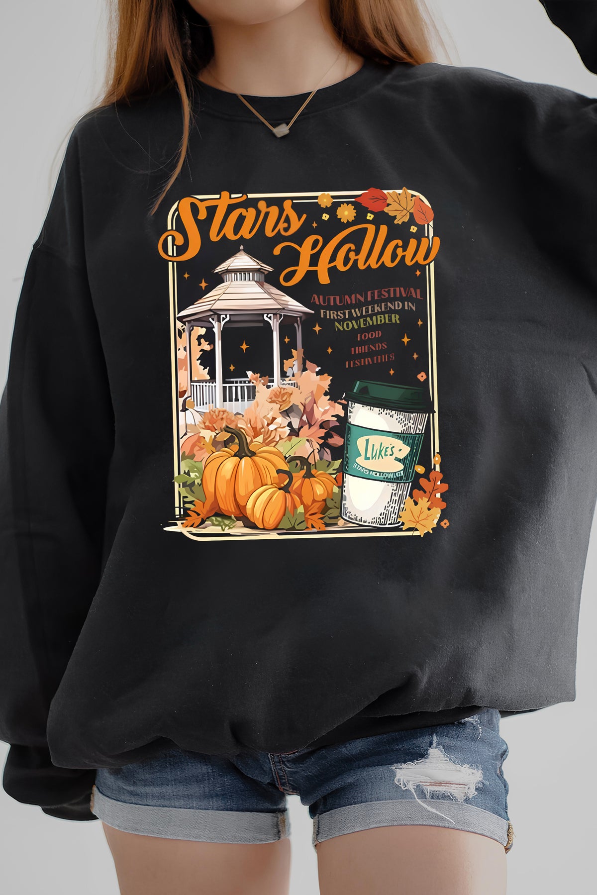 Stars Hollow Gilmore Girls Fall Vibes  Sweatshirt For Women