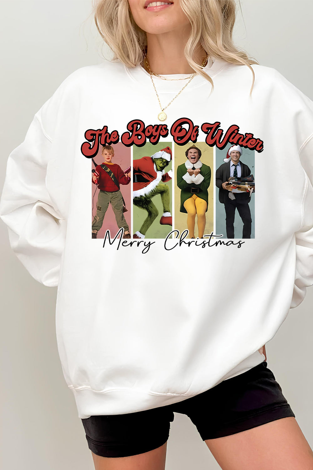 The Boys Of Winter  Christmas Sweatshirt For Women