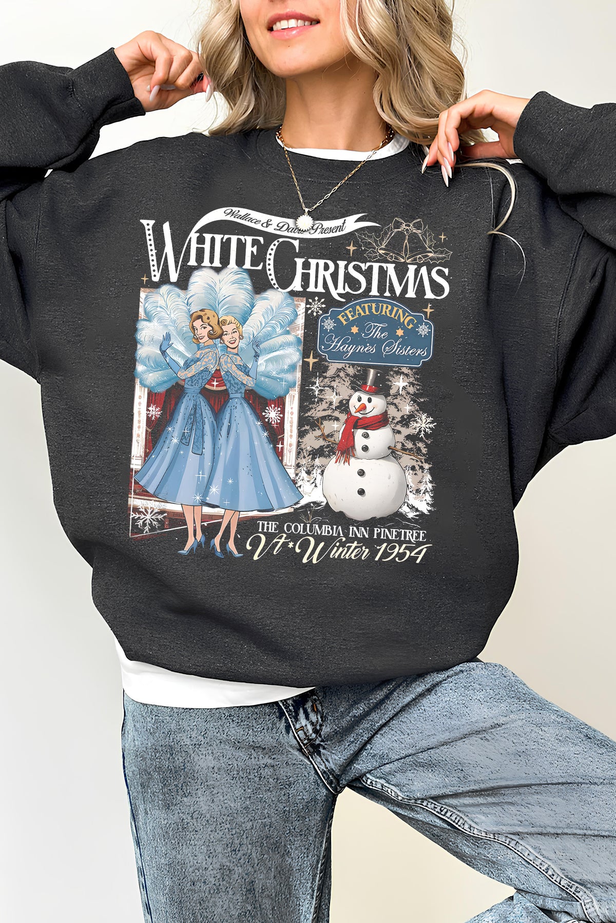 Christmas Sister  Sweatshirt For Women