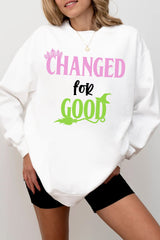 Changed For Good Wicked  Fleece Sweatshirt For Women