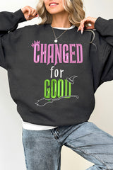 Changed For Good Wicked  Fleece Sweatshirt For Women