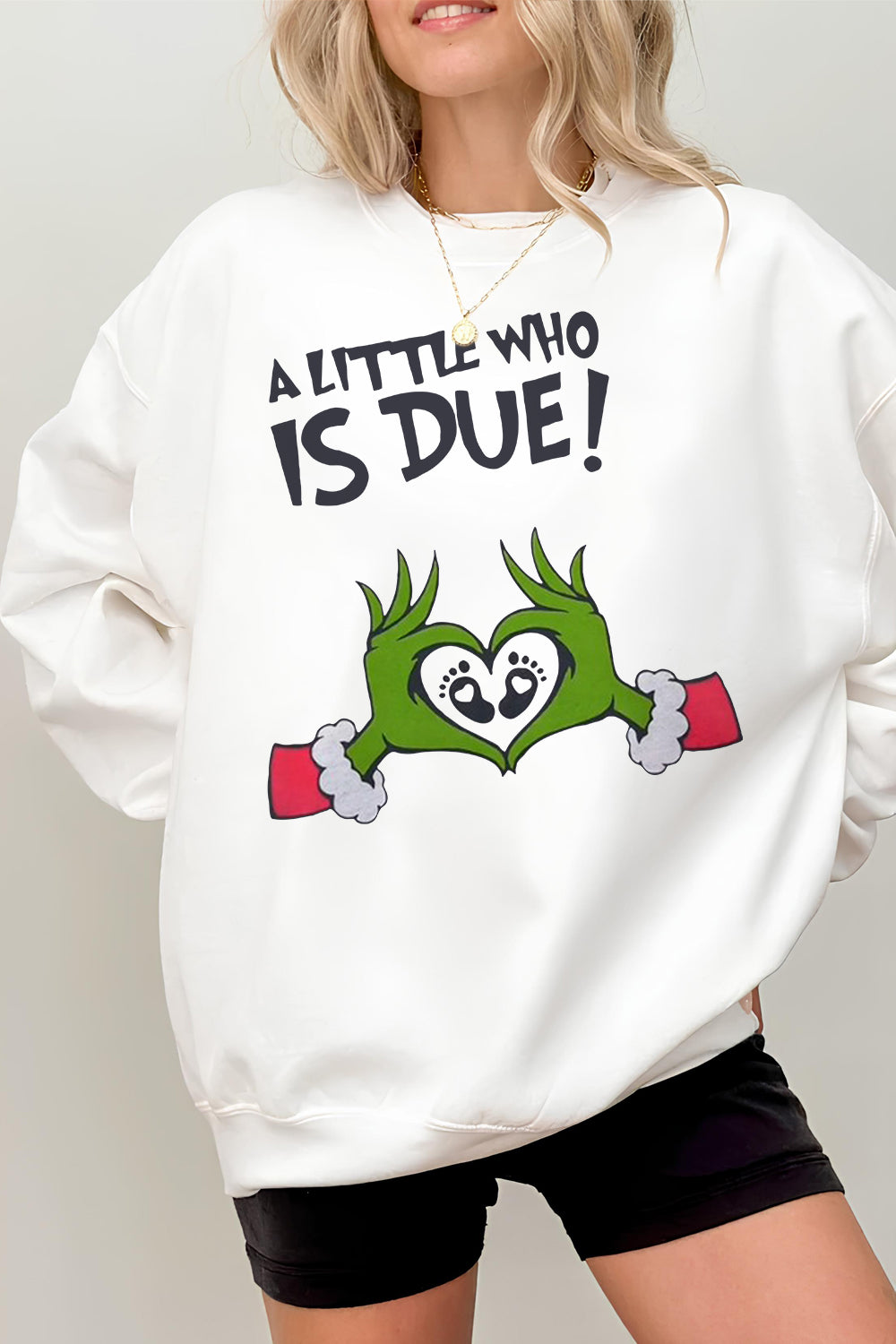 Merry Grinchmas  Fleece Sweatshirt For Women