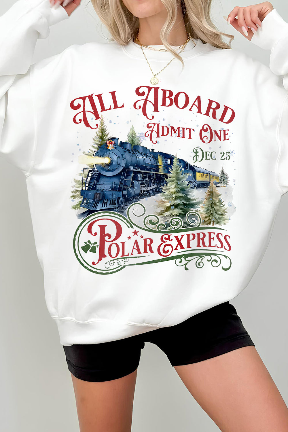 Polar Express Fleece Sweatshirt For Women