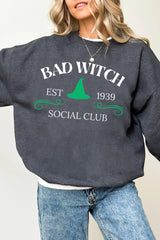 Bad Witch Social Club Fleece Sweatshirt For Women