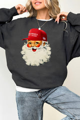 Make Christmas Great Again Fleece Sweatshirt For Wome