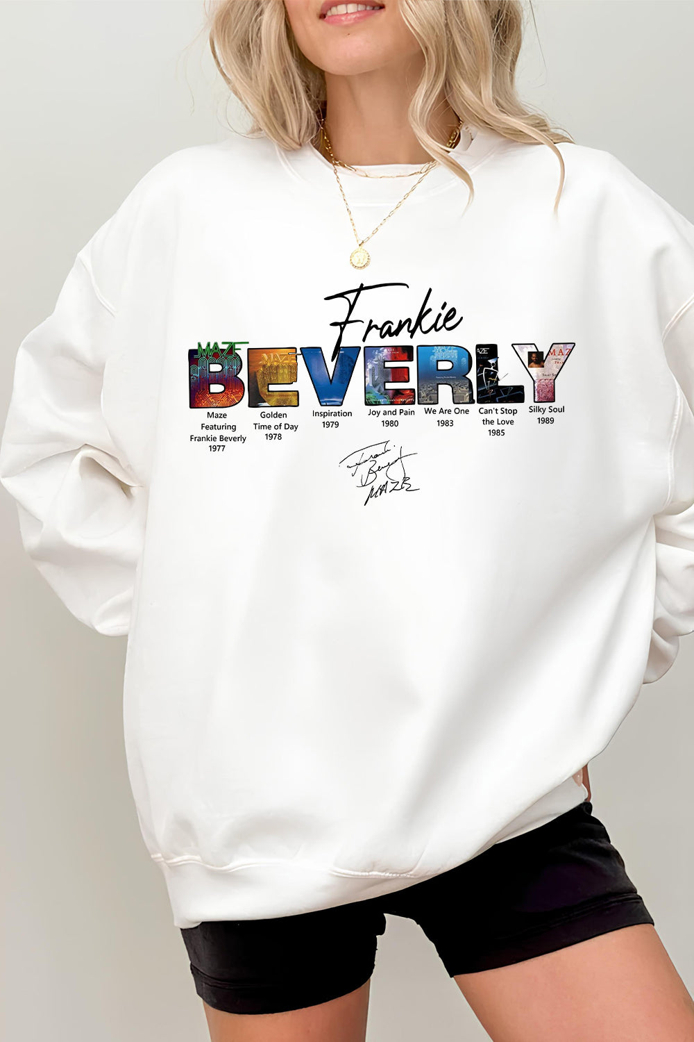 Frankie Baverley Tribute Fleece Sweatshirt For Women