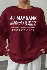 Cardinal Red JJ Maybank Gildan Fleece Sweatshirt For Women