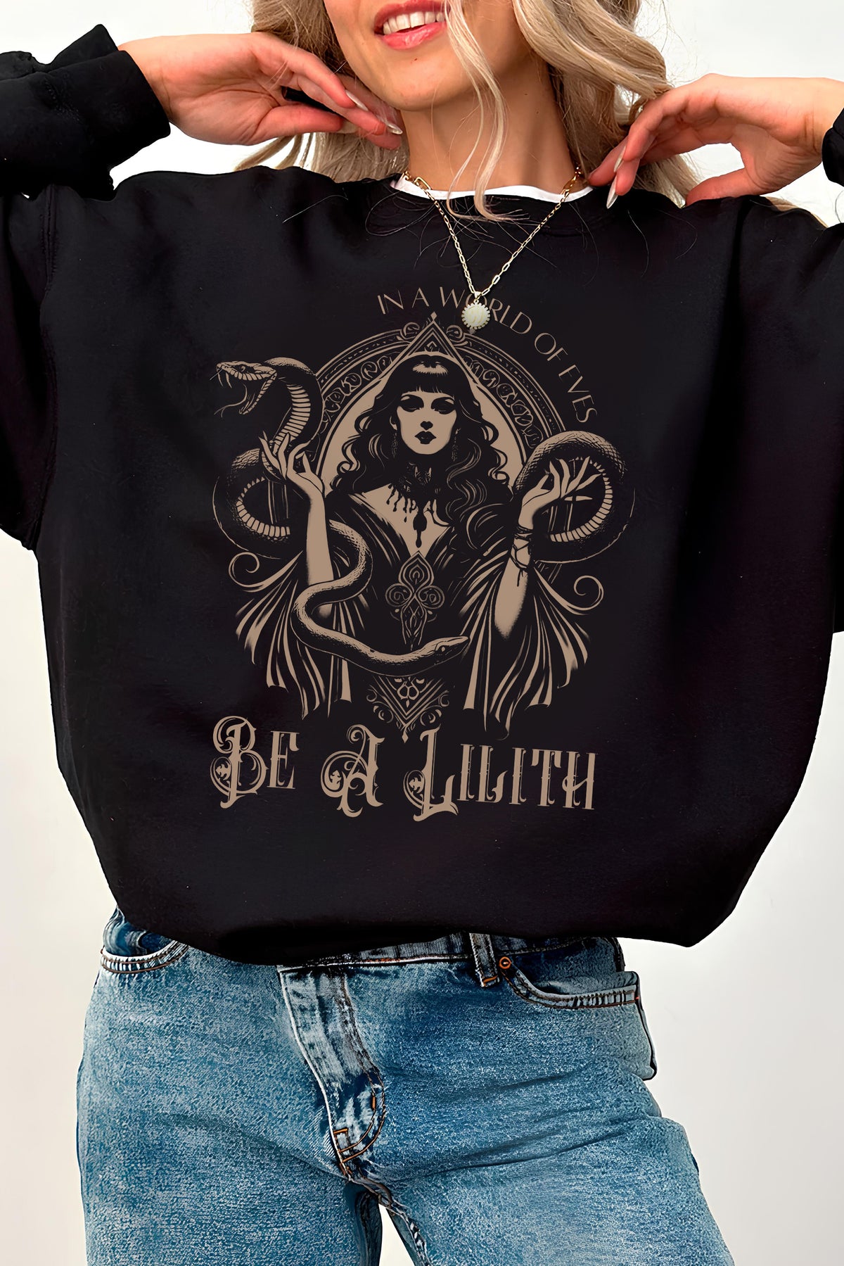 In A World Of Eves Be A Lilith Fleece Sweatshirt For Women