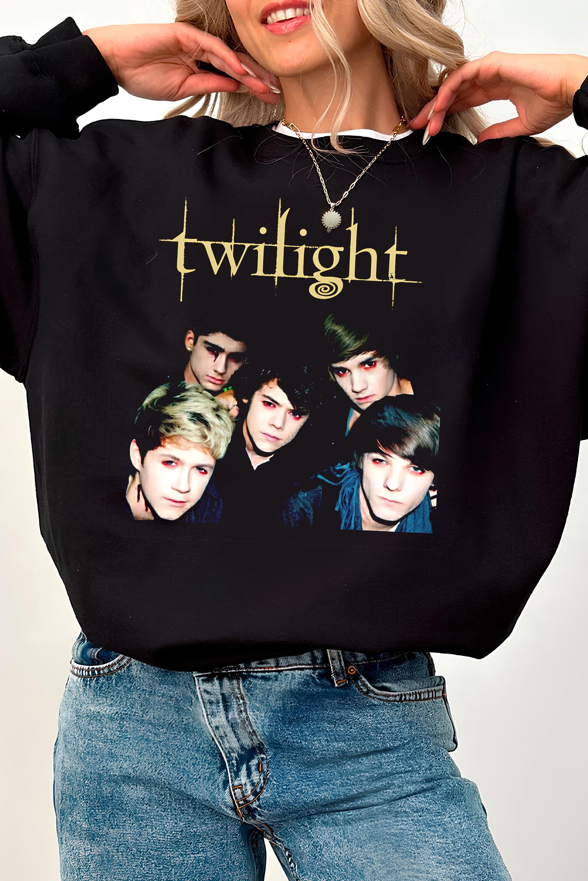 One Direction Vintage 90's Fleece Sweatshirt For Women