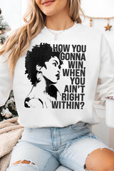 90s Vintage Lauryn Hill Fleece Sweatshirt For Women