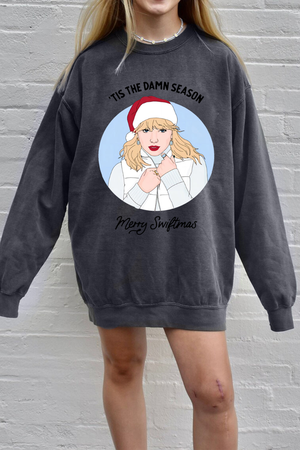 Taylor Tis The Damn Season Christmas Sweatshirt For Women