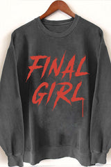 Final Girl Horror Movie Sweatshirt For Women