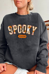 Cute Spooky Season Halloween Sweatshirt For Women