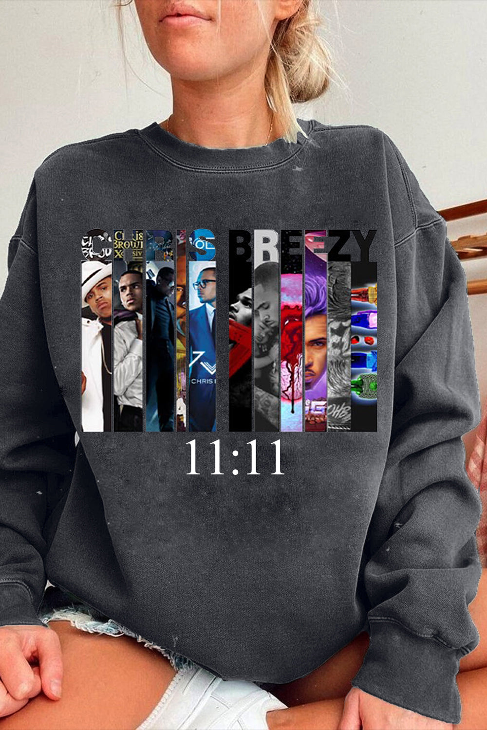 Chris Brown Albums Sweatshirt For Women