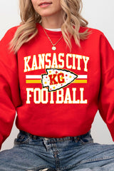 Vintage Kansas City Football Sweatshirt For Women