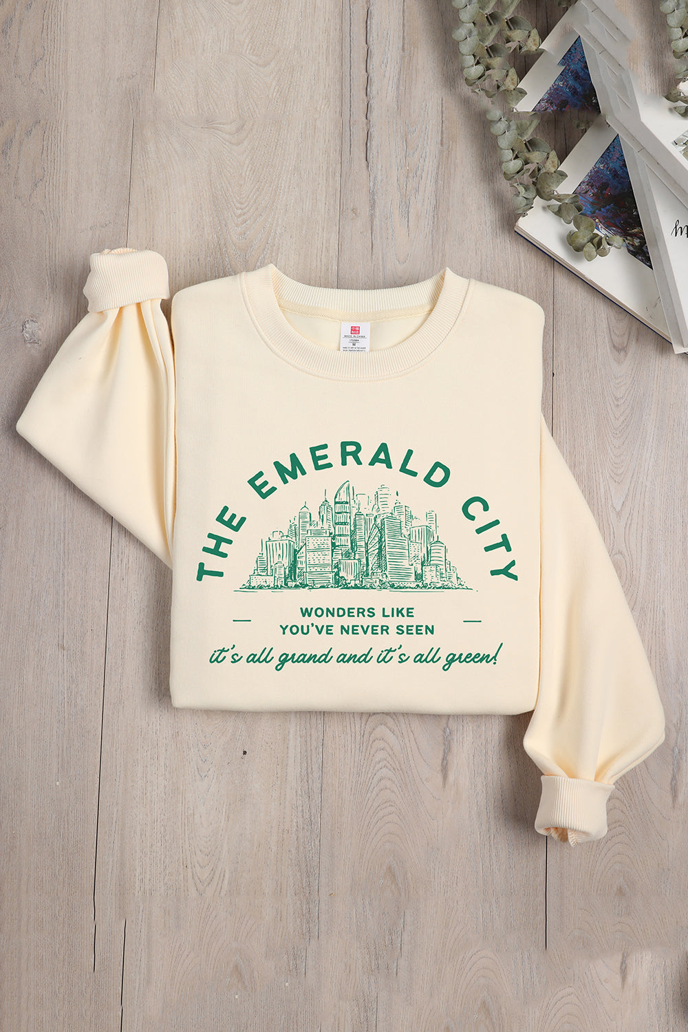 Emerald City Wicked Musical Movie Fleece Sweatshirt For Women