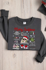 Merry Swiftmas Eras Tour Fleece Sweatshirt For Women