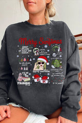 Merry Swiftmas Eras Tour Fleece Sweatshirt For Women