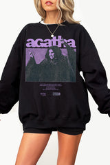 Vintage Agatha All Along Fleece Sweatshirt For Women