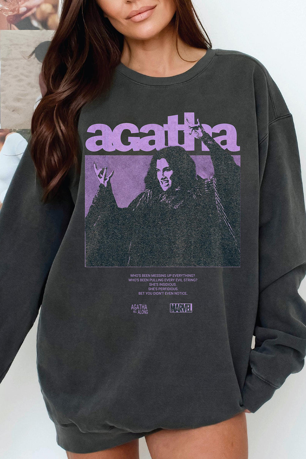 Vintage Agatha All Along Fleece Sweatshirt For Women